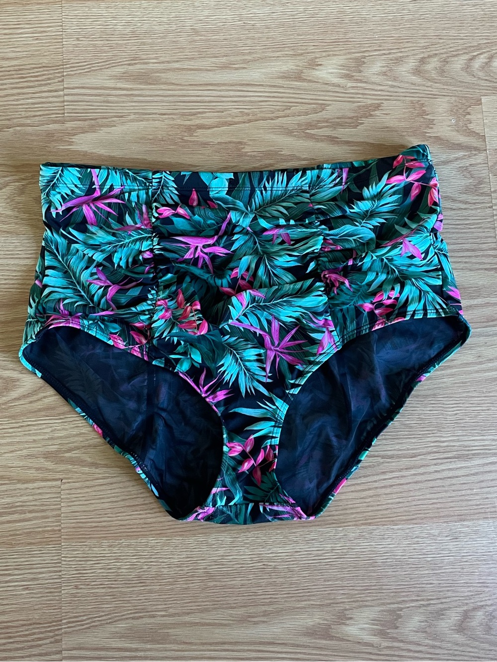 Torrid printed high waisted bikini bottoms